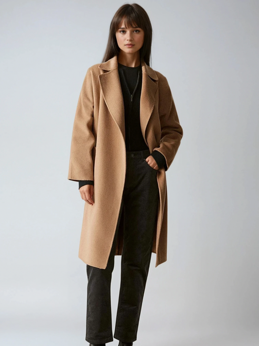 Classic Elegance Woolen Overcoat