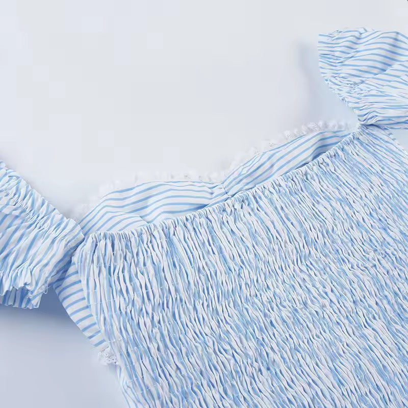 Blue Amalfi Stripe Set