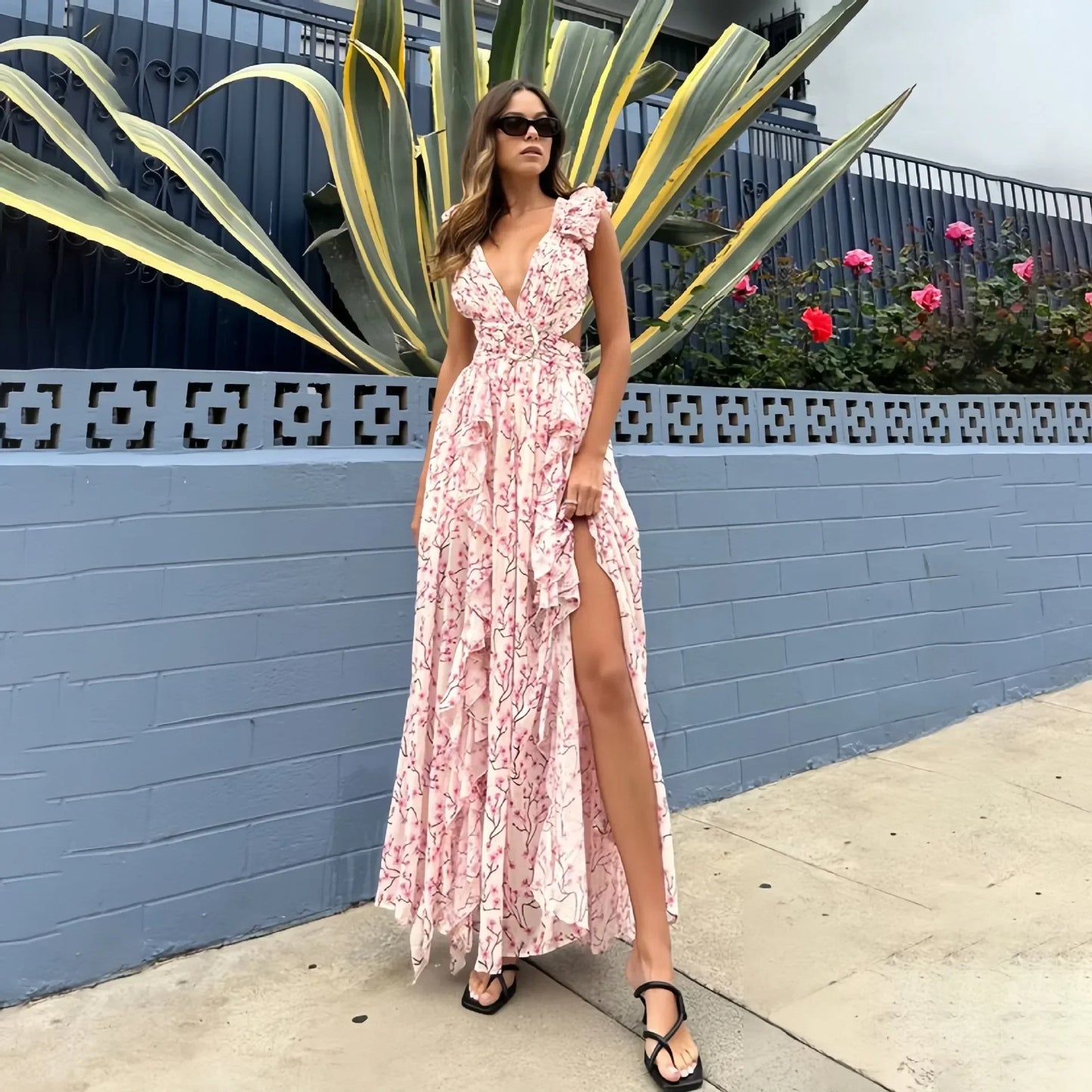Annabel | Flowy Flower Dress