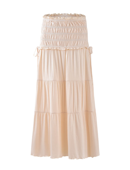 Denali Neutral Bone Top & Skirt Set