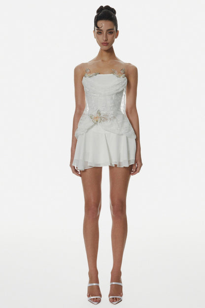 Deneqa Butterfly Lace Corset