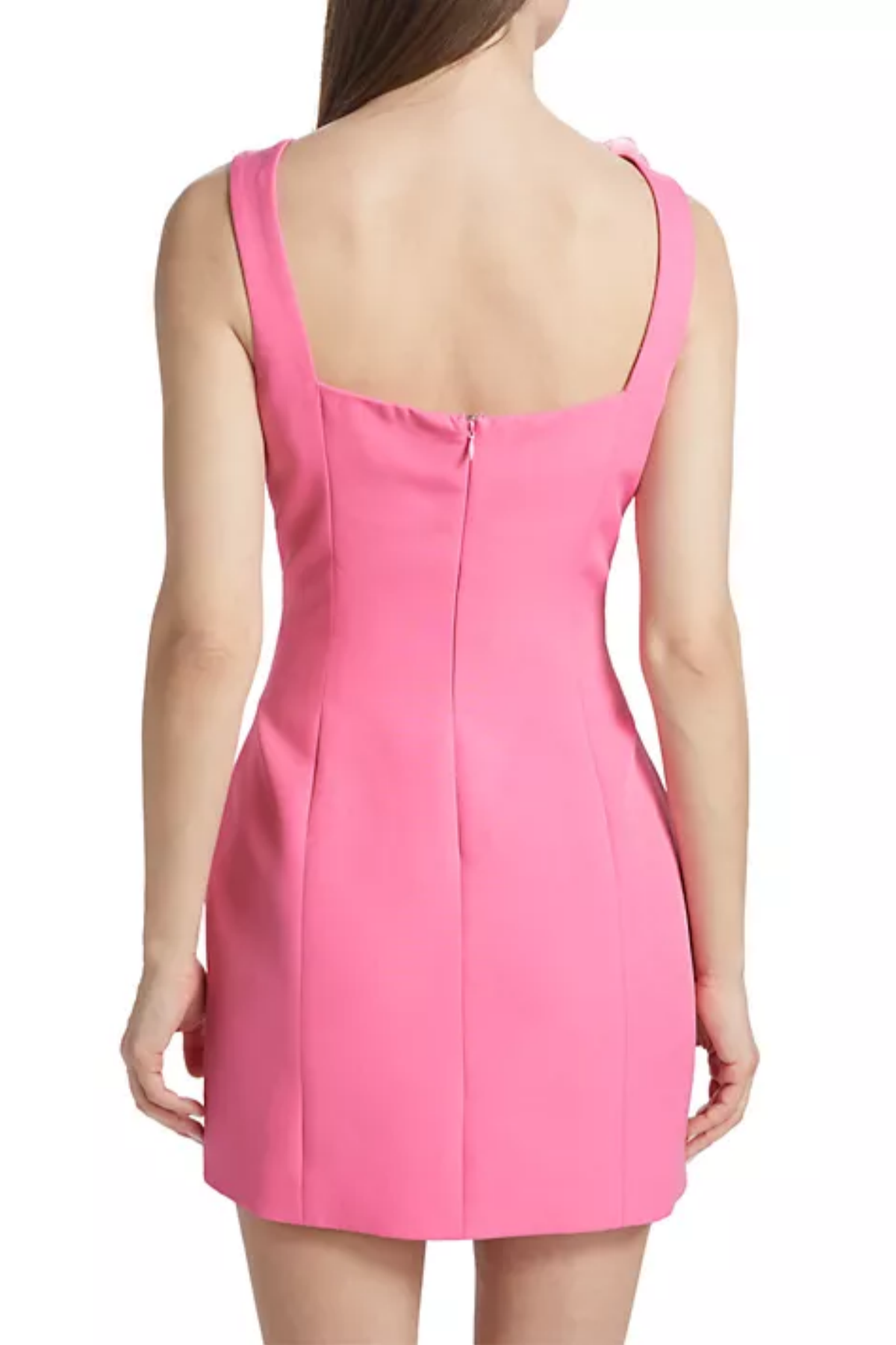Dilanne Floral  Appliqué Mini Dress - Pink