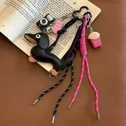 Bagcharm Keychain Handbag Hanging Ornament Keyring Accessories