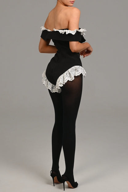 Dolley Lace Off Shoulder Bodysuit