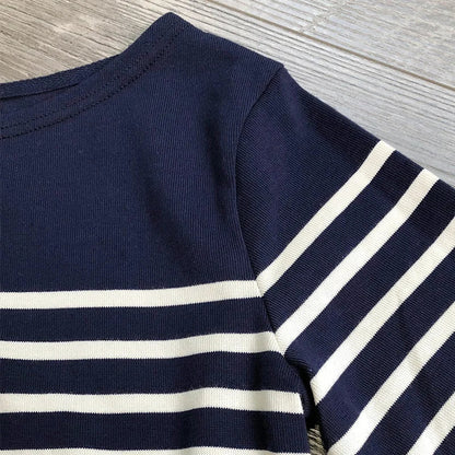 DressBetty - 2024 Long Sleeve Striped Combed Cotton T-Shirt for Women