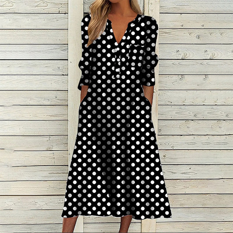 DressBetty - Elegant Chic V-Neck Office Lady Pockets Dresses