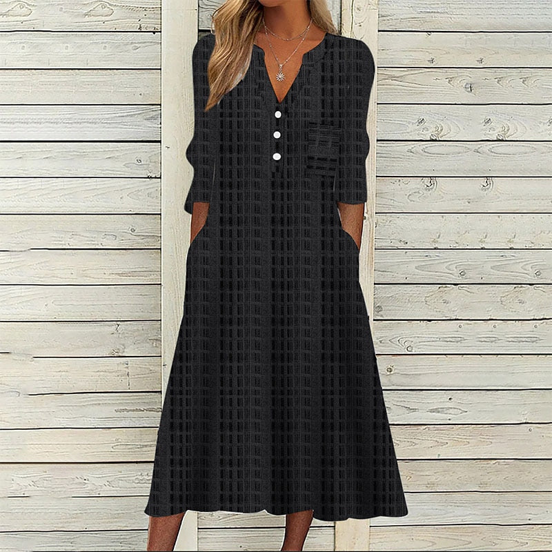 DressBetty - Elegant Chic V-Neck Office Lady Pockets Dresses