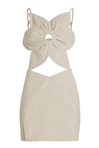 Elena Floral Cutout Mini Dress