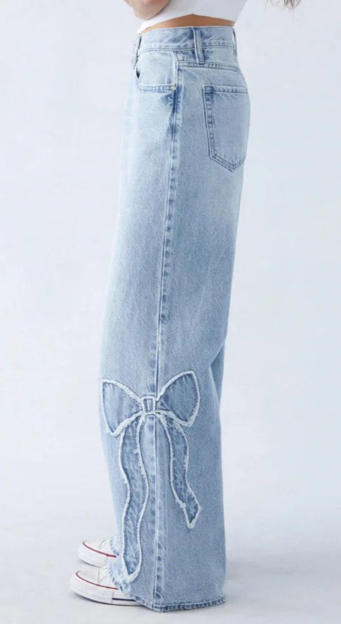 Ella Bow Denim Jeans