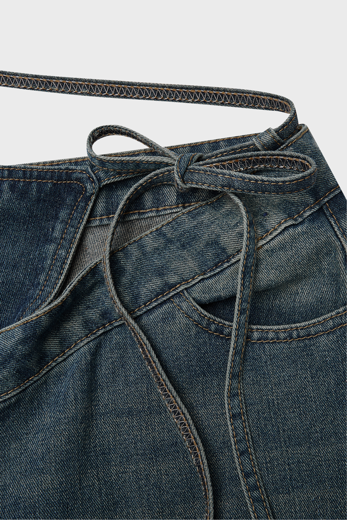 Eva Lace Up Jeans