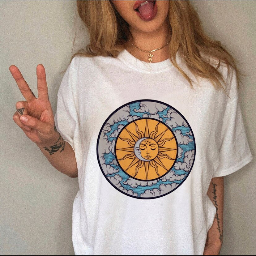 DressBetty - Female Top Fashion Tee Love Heart New Style Trend Clothes