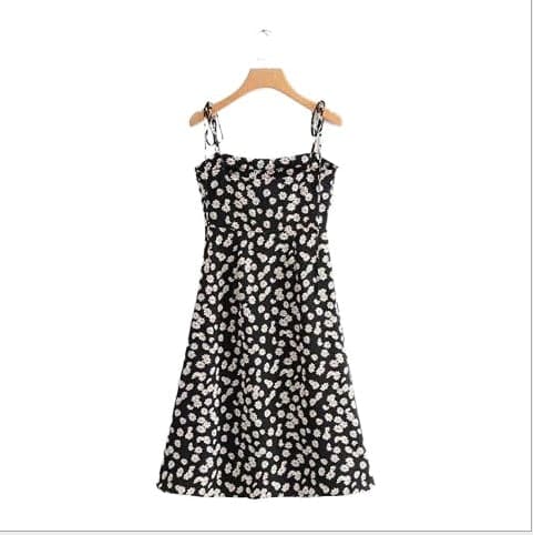 DressBetty - Floral Print Summer Beach Dress