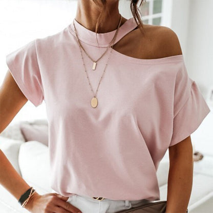 DressBetty - Casual Flashdance Solid Tee