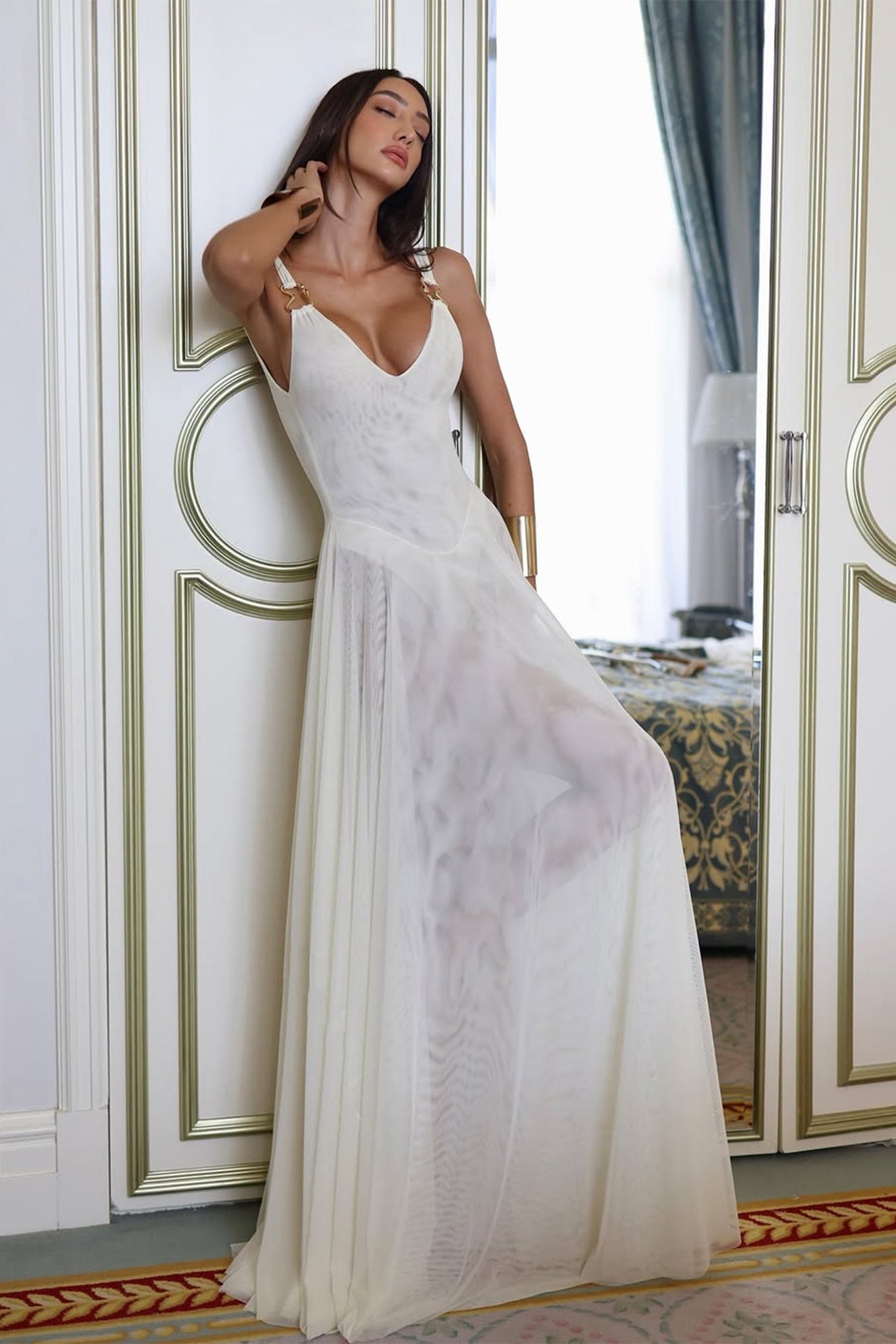 Gwen | Sheer Maxi Dress