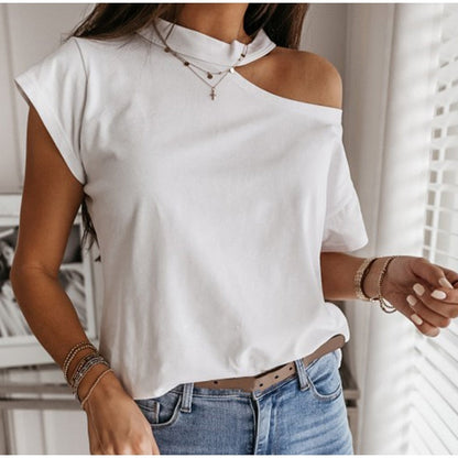 DressBetty - Casual Flashdance Solid Tee