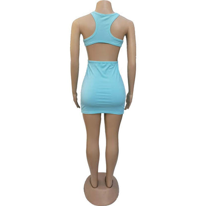 DressBetty - Sexy Mini Dress Summer Plain White Black T Shirt Dresses For Women