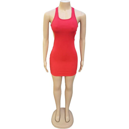 DressBetty - Sexy Mini Dress Summer Plain White Black T Shirt Dresses For Women