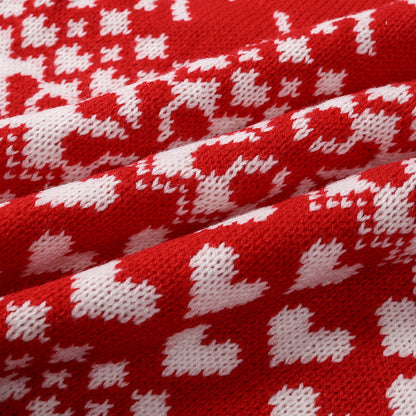 DressBetty - Christmas Sweater Knitted Pullover Sweater Snowflake Elk Print Sweaters