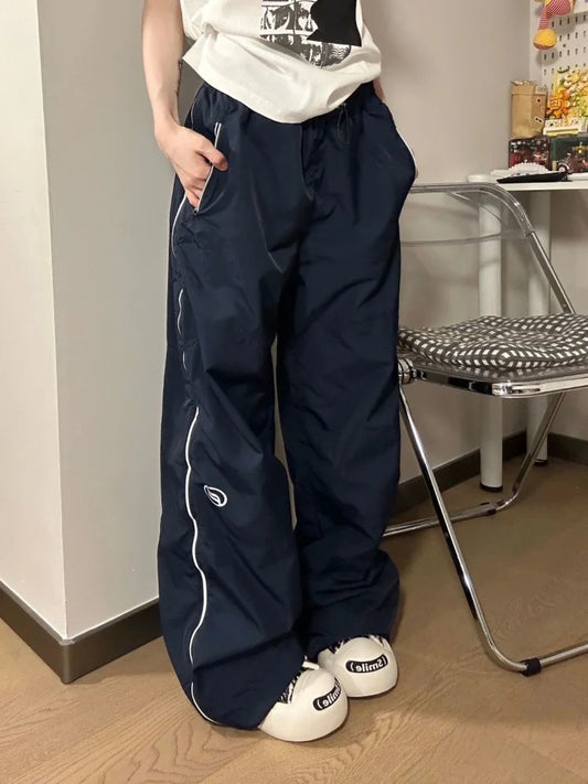 Hippie Oversize Gorpcore Side Striped Jogger Baggy Loose Pants