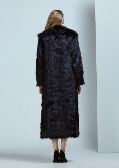 DressBetty - High Street Luxury Long Faux Fur Coat