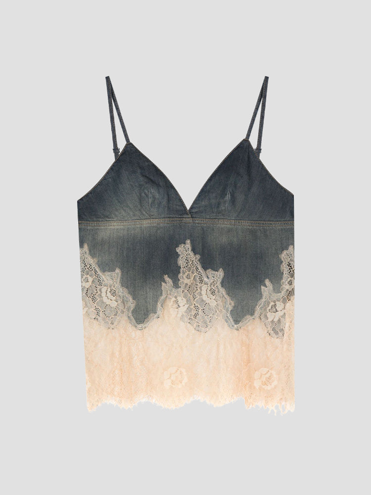 Hayley Lace Patchwork Top