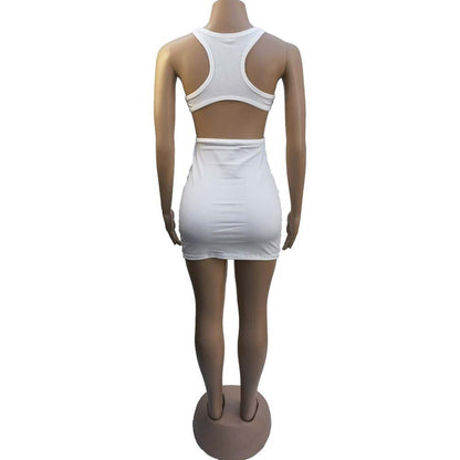 DressBetty - Sexy Mini Dress Summer Plain White Black T Shirt Dresses For Women