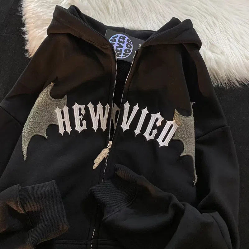 DressBetty - Hip Hop Dark Bat Wing Hoodie