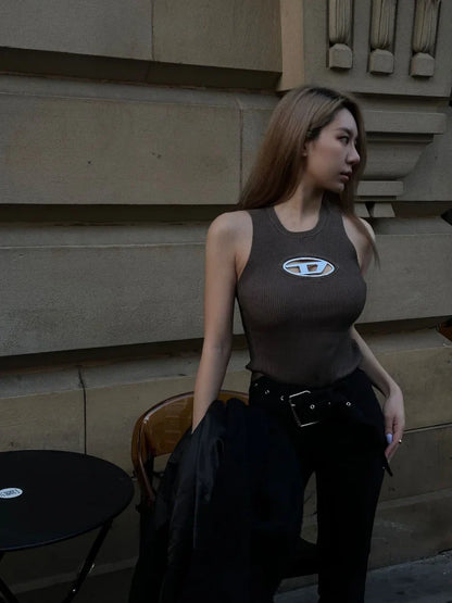 DressBetty - 2024 Edgy Y2K Hollowed Out Crop Top