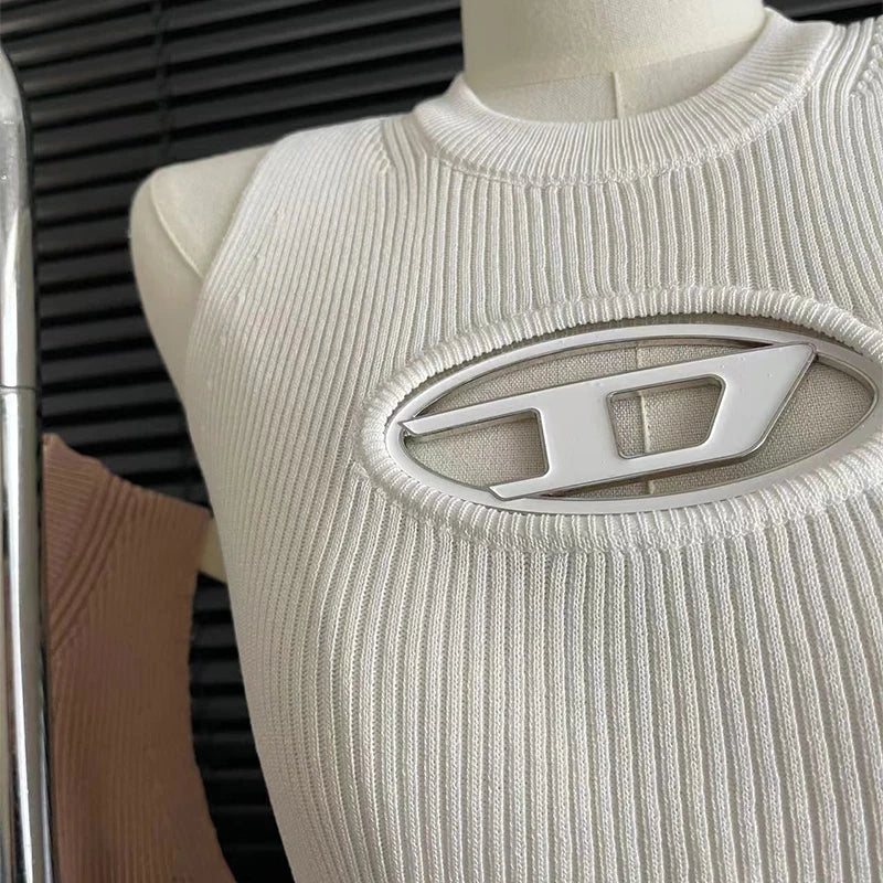 DressBetty - 2024 Edgy Y2K Hollowed Out Crop Top