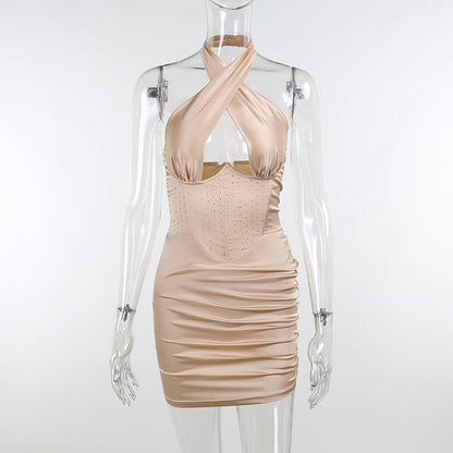 DressBetty - 2023 Hot Sale Halter Mini Dress