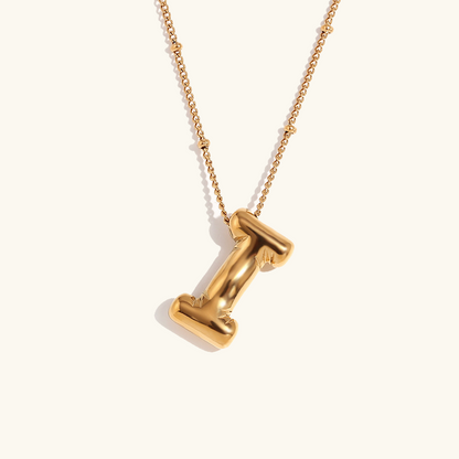Airy Letter - Gold Initial Necklace