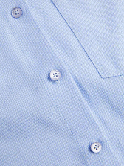 Always Professional Long-Sleeved Blue Shirt