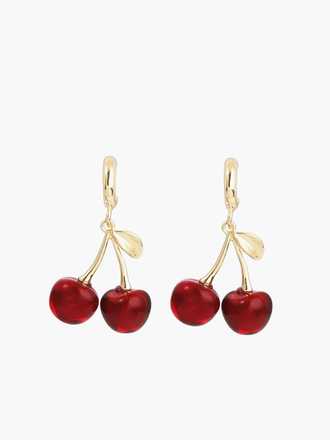 Niche Design Cherry Stud Drop Earrings