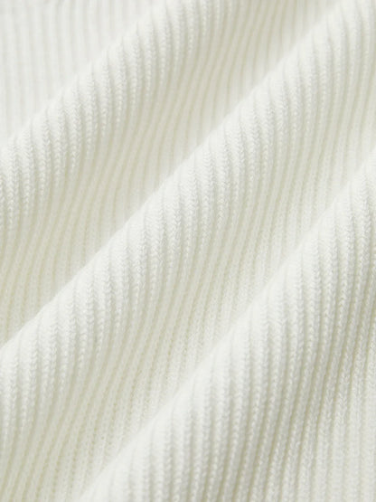 Elegant Sweetheart Long Sleeve Knit Top