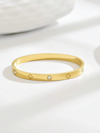 Heart-shaped Buckle Stainless Steel Bracelet