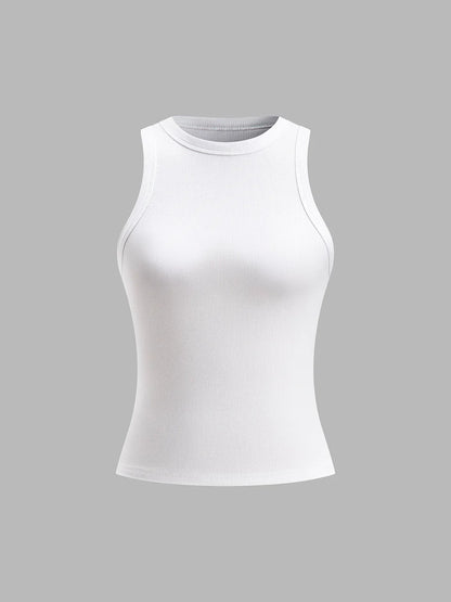 Slim Fit Sling Crop Tank Top