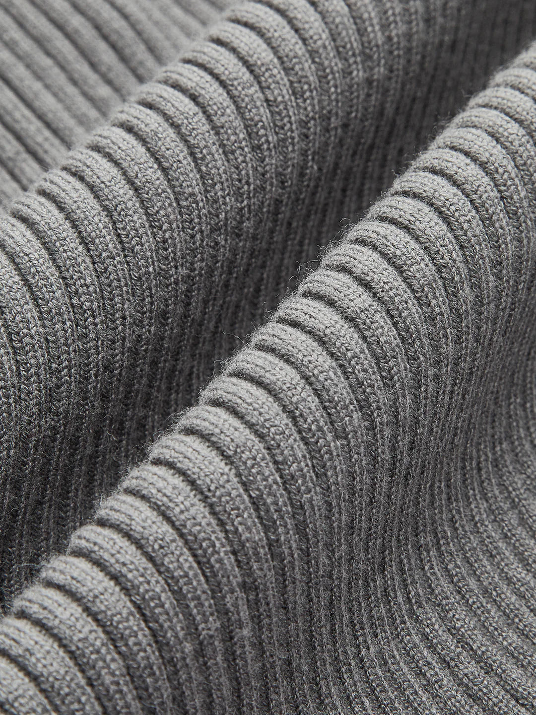 Oldmoney Style Ribbed Lapel Slim Cardigan