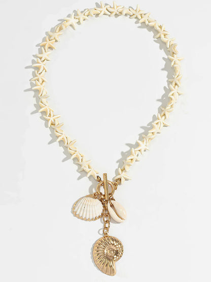 Bohemian Style Pendant Beaded Necklace