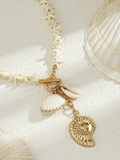 Bohemian Style Pendant Beaded Necklace