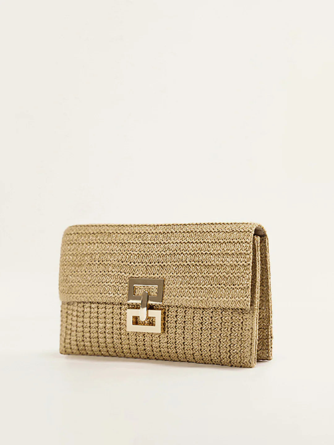 Modern Elegance Woven Chain Bag