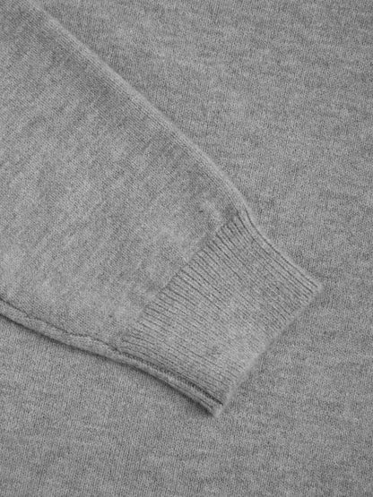 Knit Asymmetrical Neck Oversized Sweater