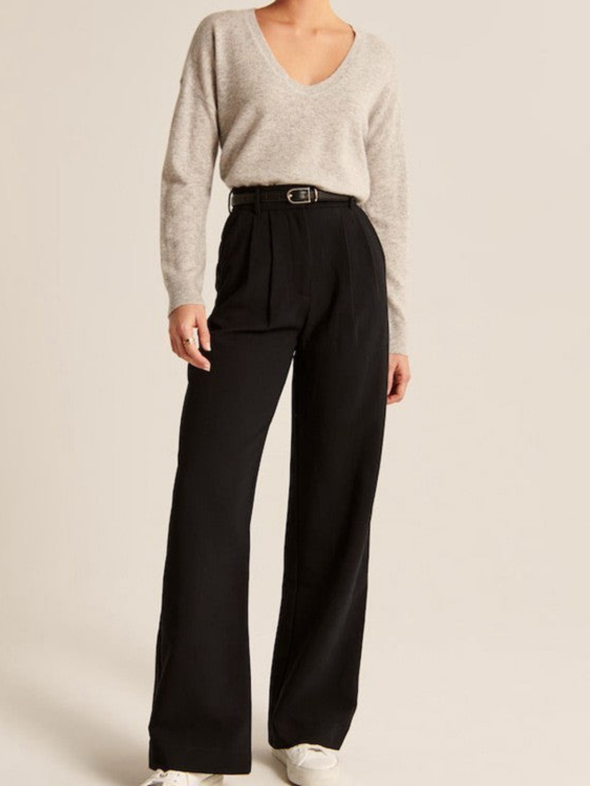 High Waist Wide-leg Casual Pants