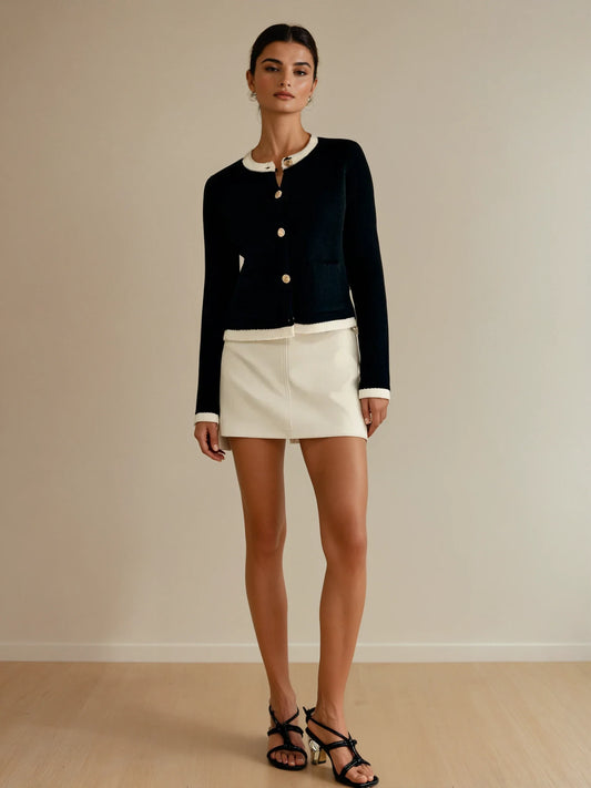Oldmoney Style Buttoned Knit Cardigan