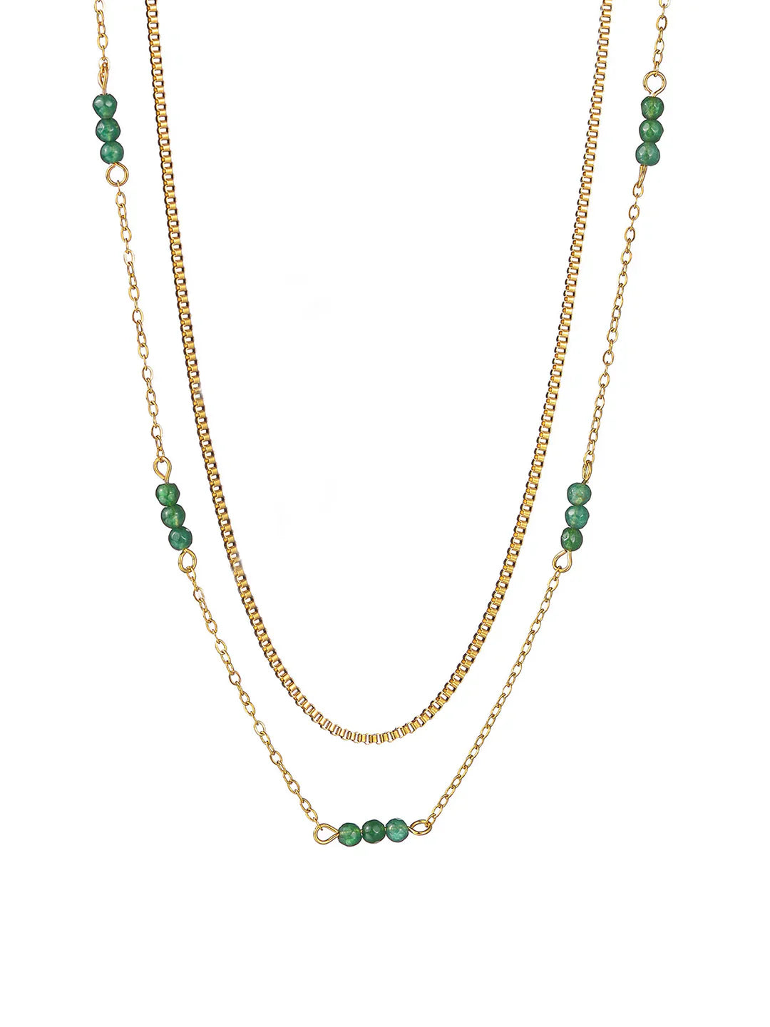 Minimalist Stackable Beaded Necklace