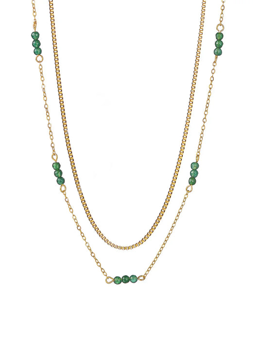 Minimalist Stackable Beaded Necklace
