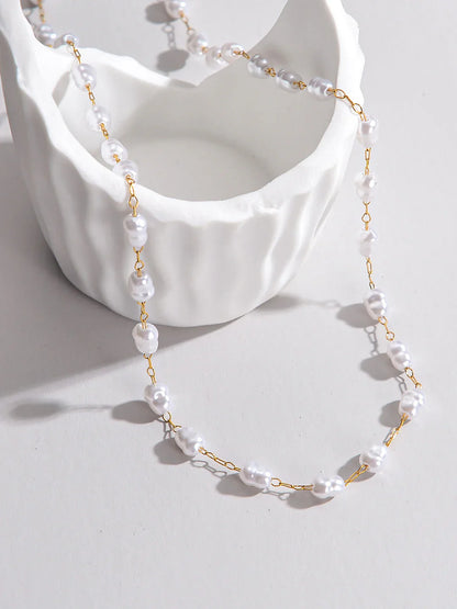 Minimalist Stackable Beaded Necklace