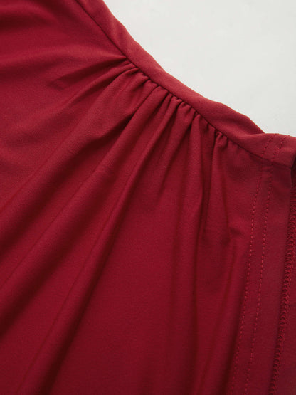 Modern Flow Draped Sleeveless Top