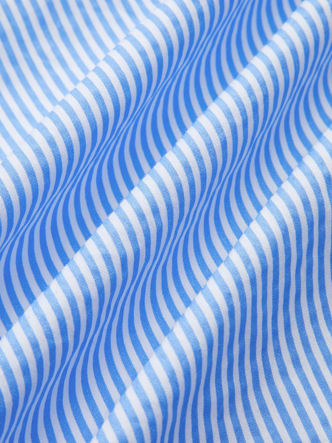 Modern Asymmetric Pinstripe Wrap Shirt
