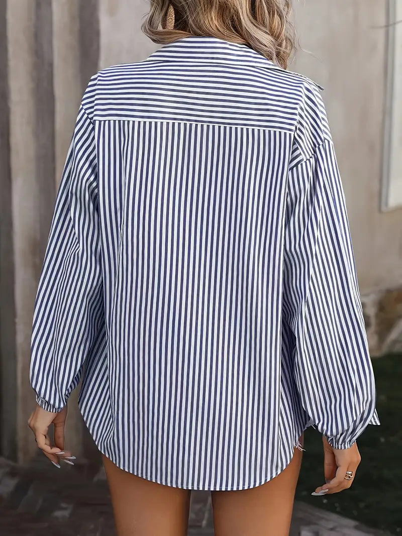 Hamptons Blue Striped Shirt