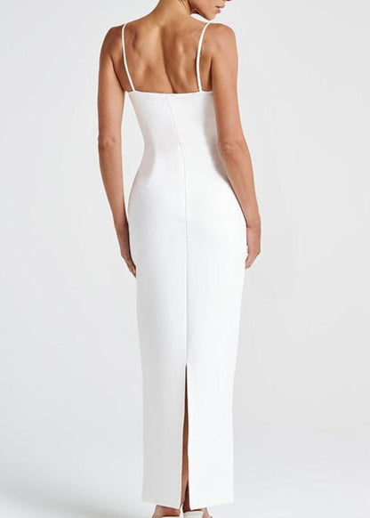 Celestia - Square Neck Sleeveless Midi Dress